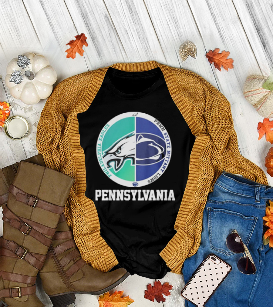 Philadelphia Eagles vs Penn State Nittany Lions Pennsylvania T-Shirt