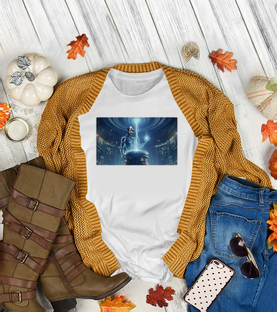 George Droyd Futuristic Reactor Energy Core Image T-Shirt