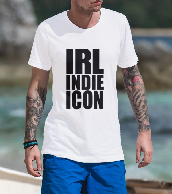 IRL Indie Icon Text Block T-Shirt