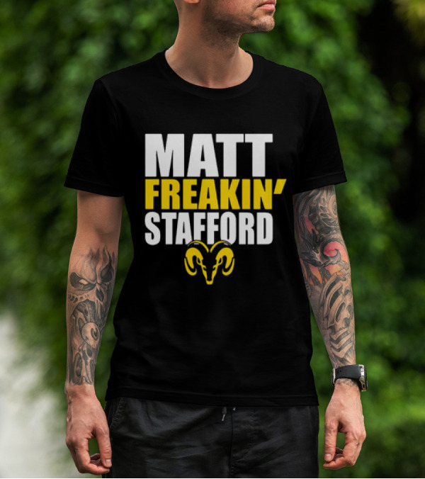 Los Angeles Rams Matt Freakin’ Stafford Iconic Ram T-Shirt