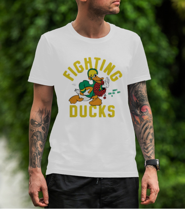 Fighting Ducks Oregon Ducks Chant Her Glory T-Shirt