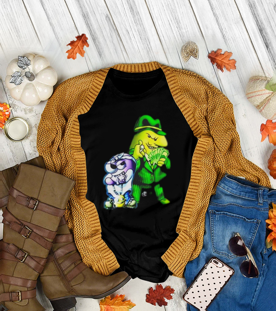 Cool Gangsta Friends Smiling Money Holders T-Shirt