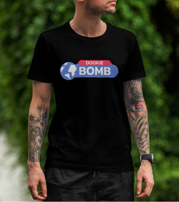 Dookie Bomb Earth Cartoon Planet T-Shirt