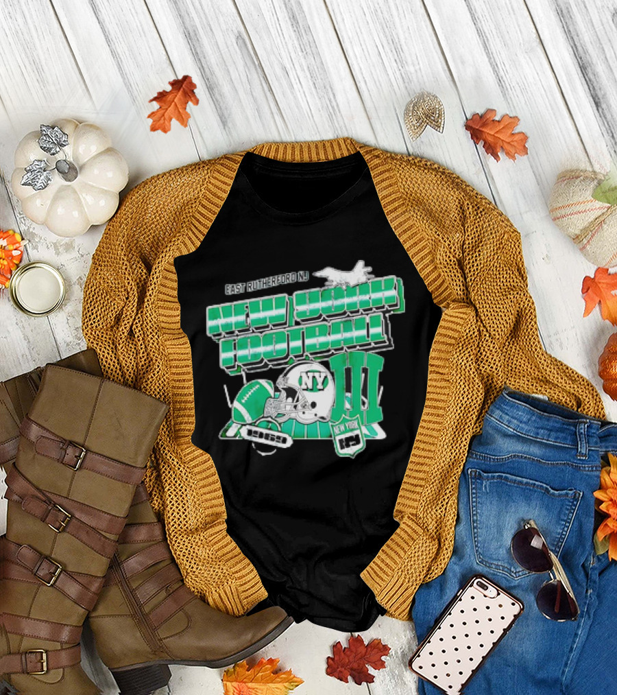 East Rutherford NJ New York Football NY Gang Green III T-Shirt