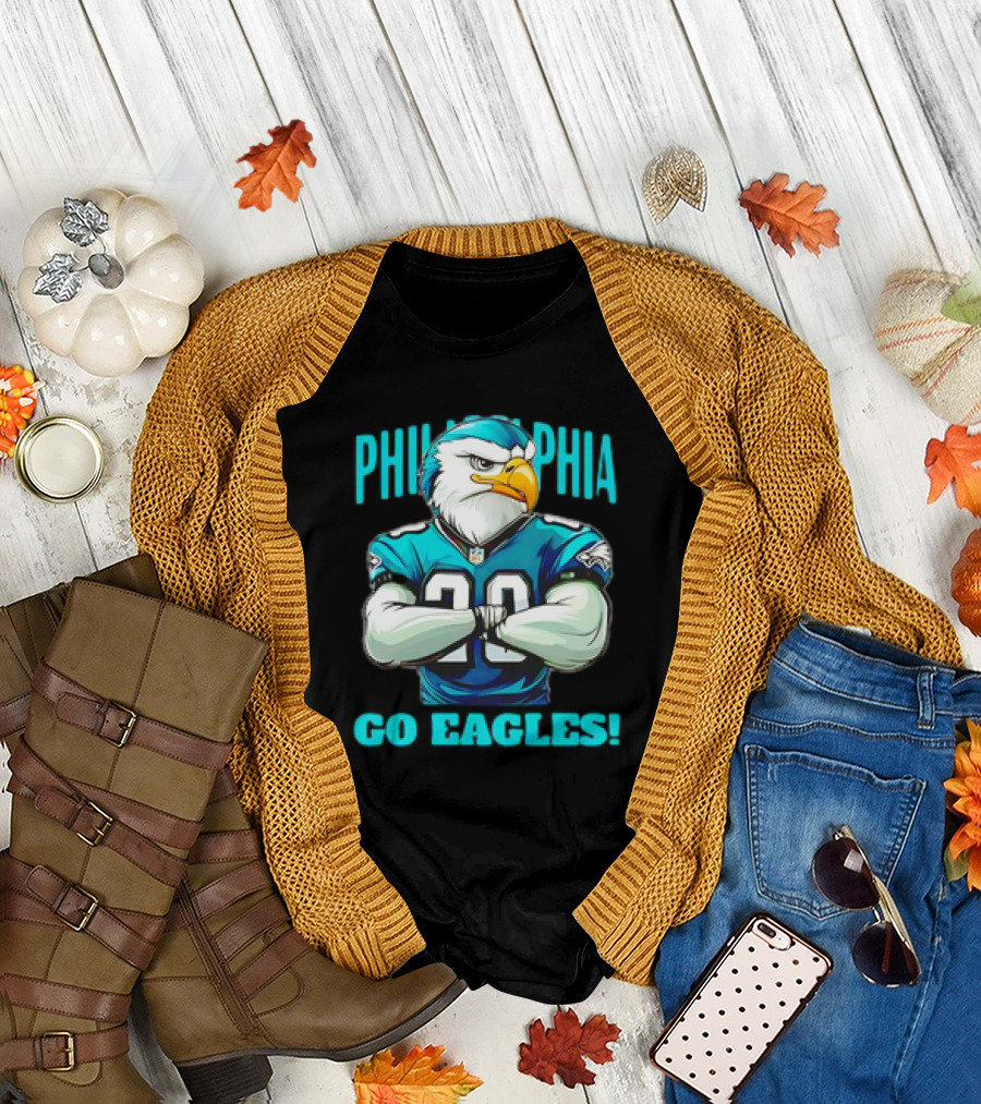 Philadelphia Eagles Mascot Go Eagles NFL Football T-Shirt