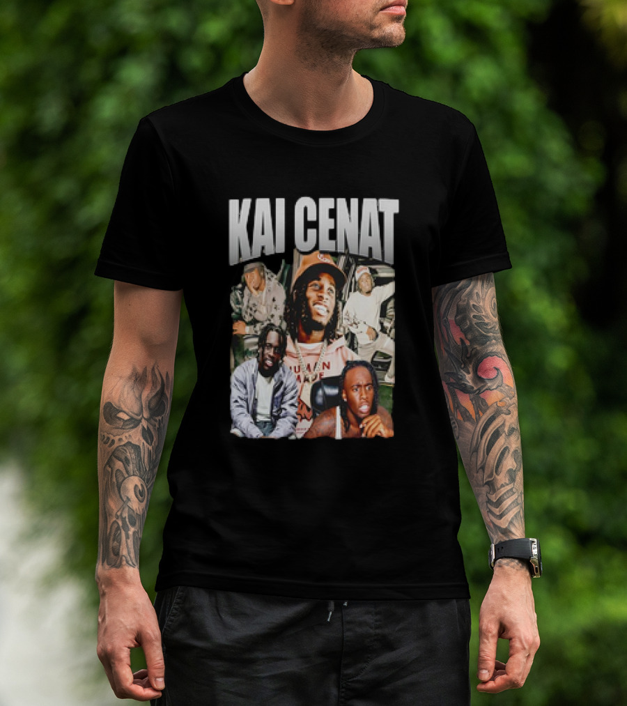 Kai Cenat Vintage Style Collage With 90s Vibe T-Shirt