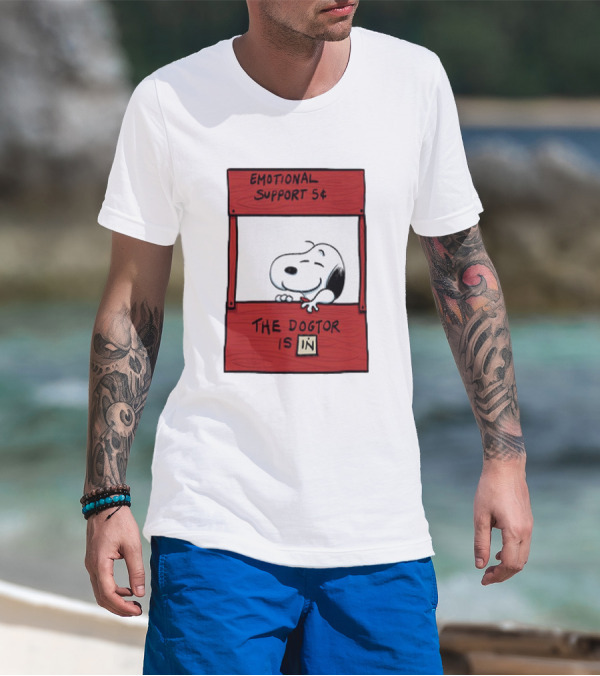 Emotional Support The Dogtor Is In T-Shirt