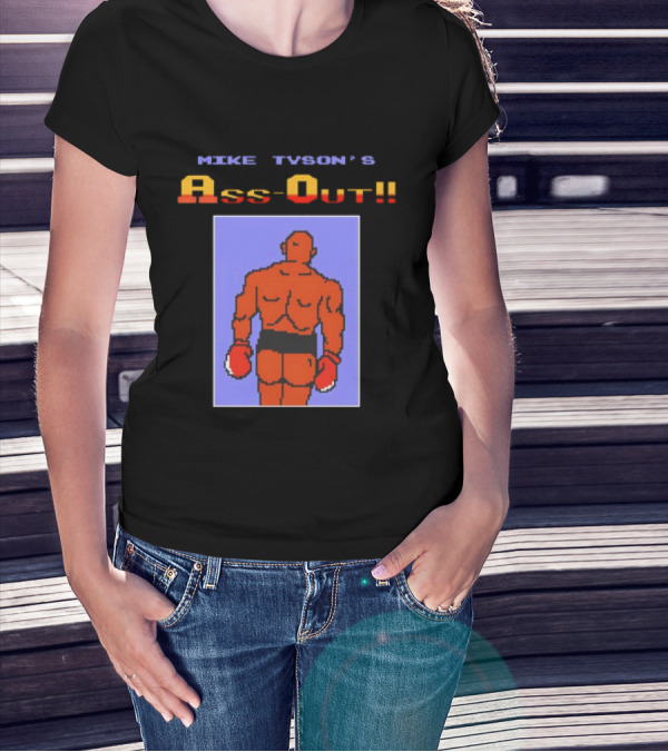 Mike Tyson's Ass-Out Pixels T-Shirt