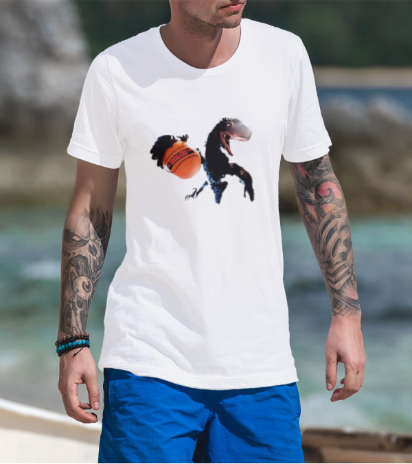 Deinonychus Basketball Action T-Shirt