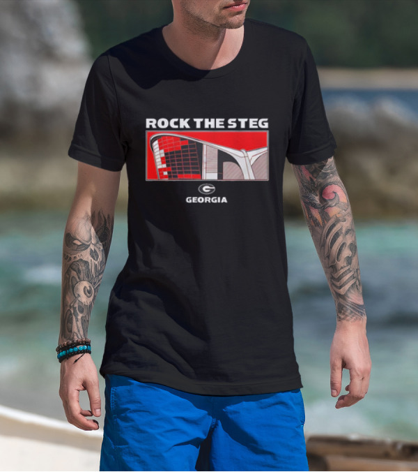 Rock The Steg Georgia Bulldogs Stadium Pride T-Shirt