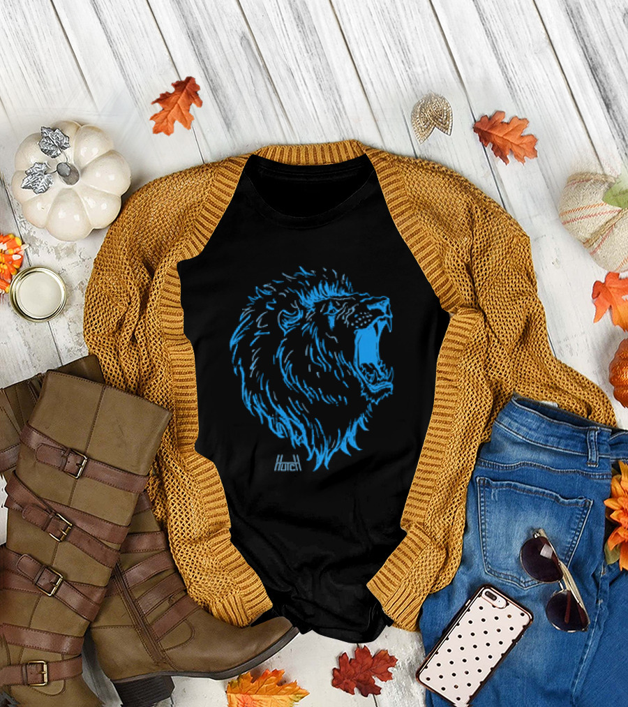 Hutch Premium Gritty Roaring Lion T-Shirt