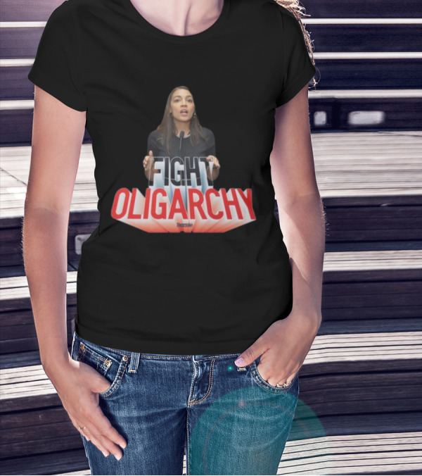 FIGHT OLIGARCHY Bernie T-Shirt