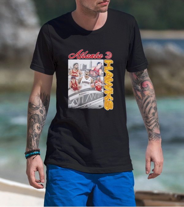 Atlanta Hawks State Farm Arena Basketball Players T-Shirt