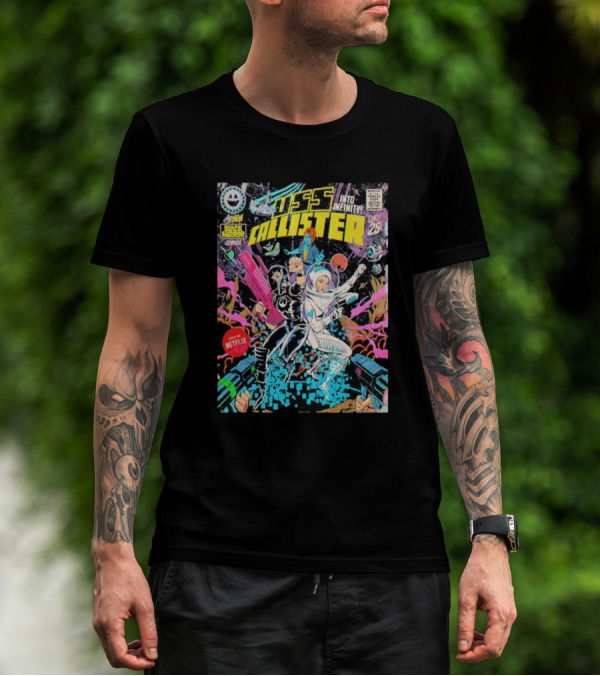 Black Mirror Comics USS Callister Into Infinity Issue 25 Netflix Official 2025 T-Shirt