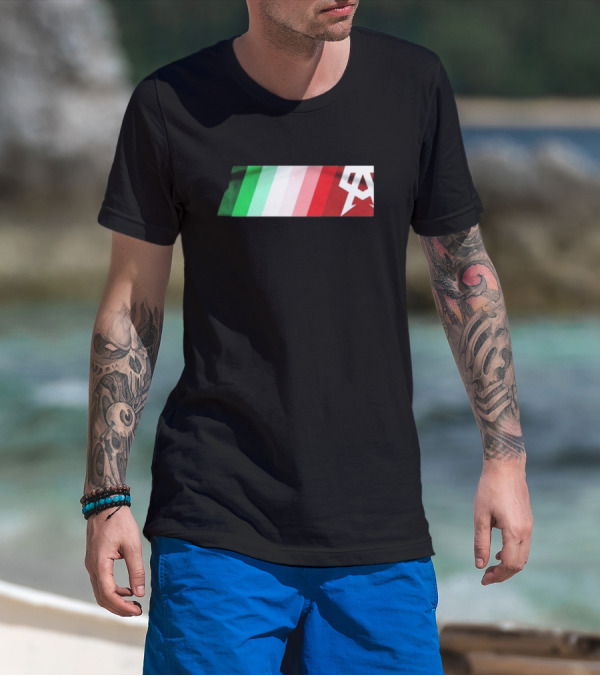 Canelo Alvarez Mexico Boxing Green White Red Symbol T-Shirt