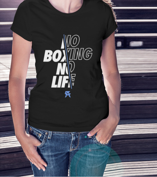 Canelo Alvarez No Boxing No Life Stylized Text With Icon T-Shirt