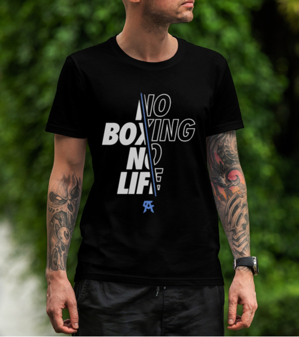 Canelo Alvarez No Boxing No Life Stylized Text With Icon T-Shirt