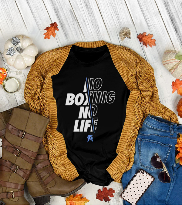 Canelo Alvarez No Boxing No Life Stylized Text With Icon T-Shirt
