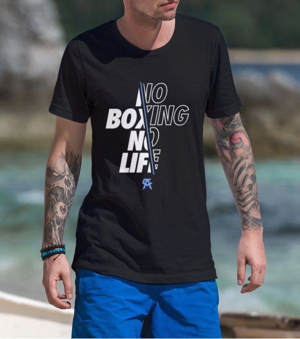 Canelo Alvarez No Boxing No Life Stylized Text With Icon T-Shirt
