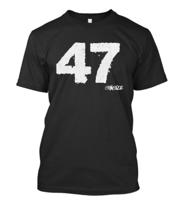 Chezile 47 Vintage Athletic Number Style T-Shirt