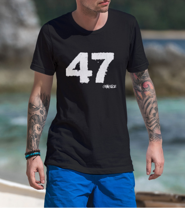 Chezile 47 Vintage Athletic Number Style T-Shirt