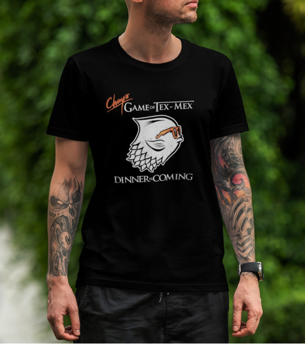 Chuy’s Game Of Tex-Mex Dinner Is Coming Cool Sunglasses Owl Design T-Shirt