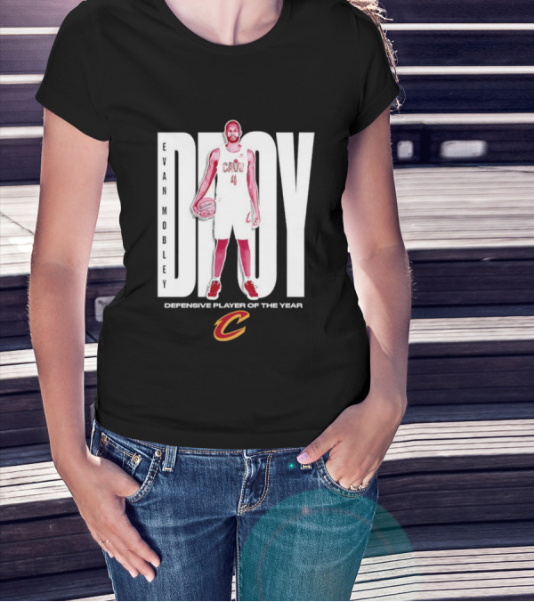 Cleveland Cavaliers Evan Mobley DPOY Defensive Player Of The Year 4 Cavs T-Shirt