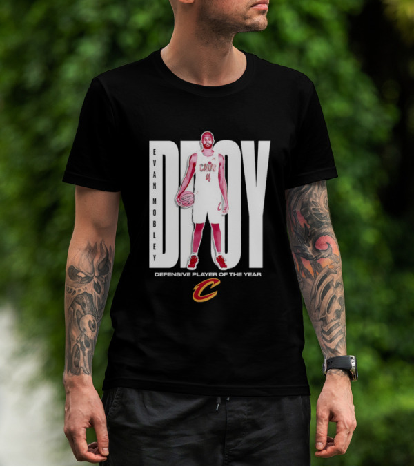 Cleveland Cavaliers Evan Mobley DPOY Defensive Player Of The Year 4 Cavs T-Shirt