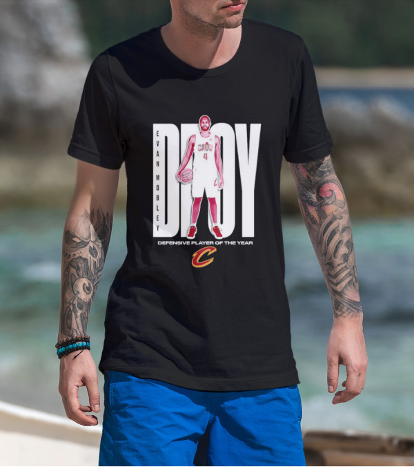 Cleveland Cavaliers Evan Mobley DPOY Defensive Player Of The Year 4 Cavs T-Shirt