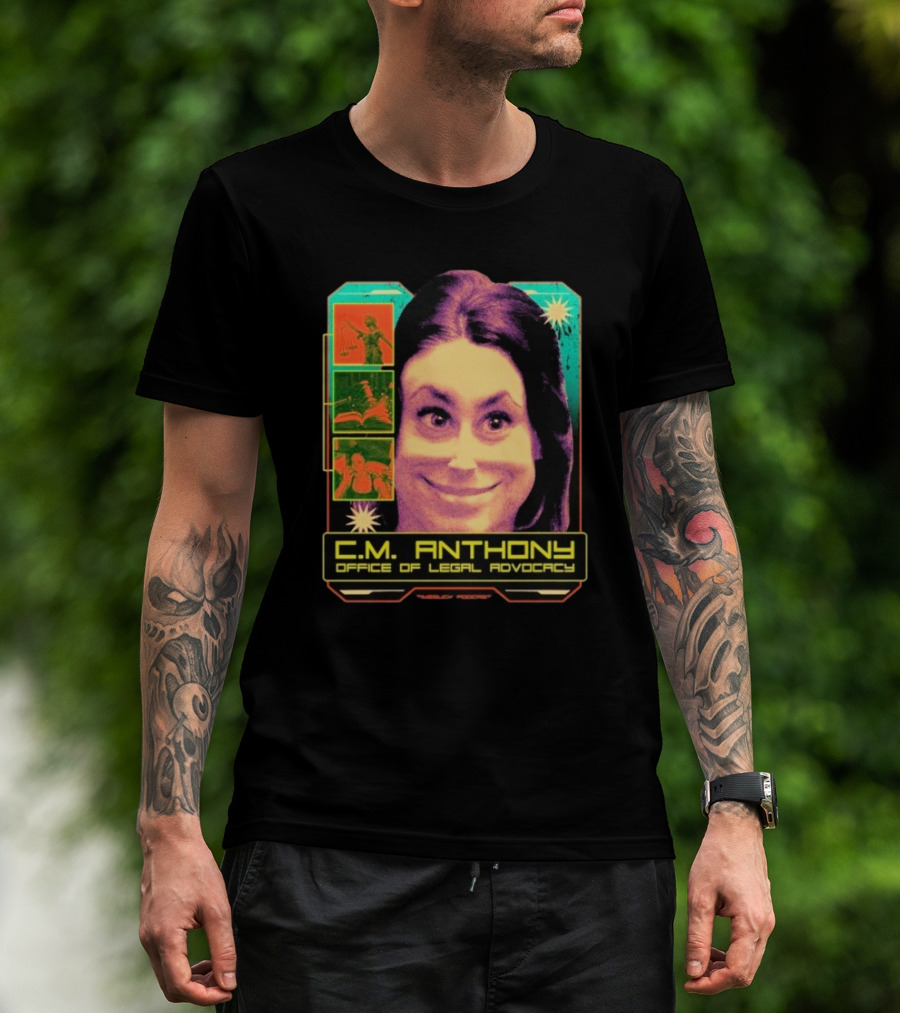 C.M. Anthony Office Of Legal Advocacy Retro Pop Art Style T-Shirt