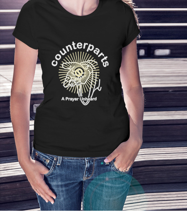 Counterparts A Prayer Unheard Radiant Hand Drawing T-Shirt