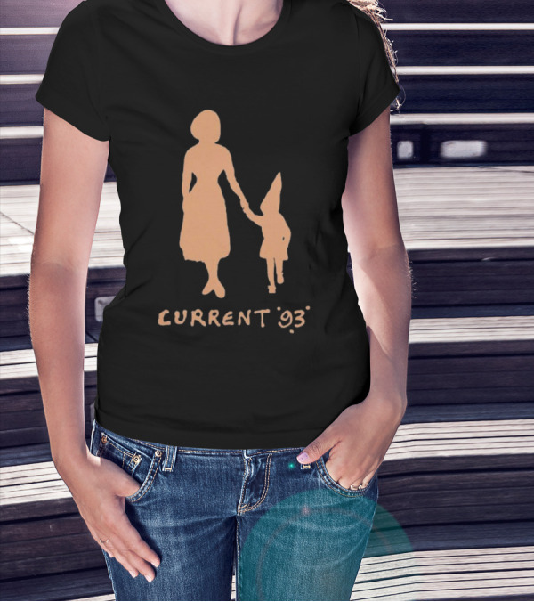Current 93 Bella And Boy Holding Hands Silhouette T-Shirt