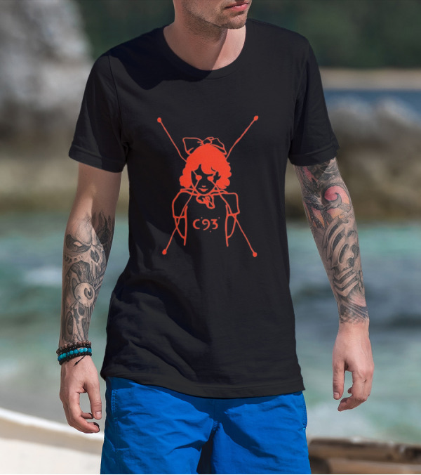 C93 Light Red Illustration T-Shirt