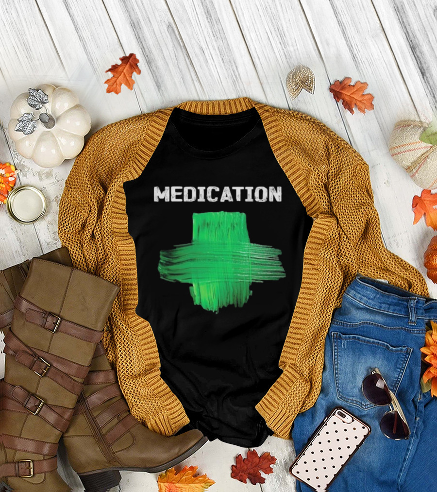 Damian Marley Medication Green Cross T-Shirt