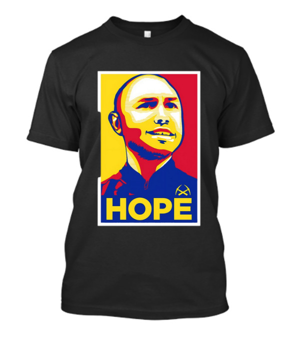 David Adelman Denver Nuggets HOPE Style Artwork T-Shirt