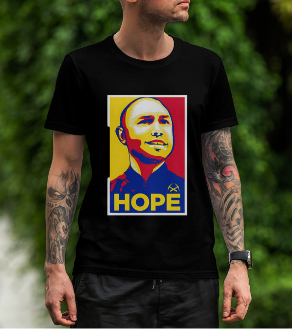 David Adelman Denver Nuggets HOPE Style Artwork T-Shirt