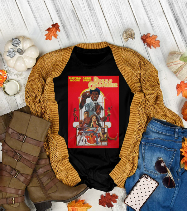 Rudy Ray Moore Carol Speed Disco Godfather Retro Movie Art T-Shirt
