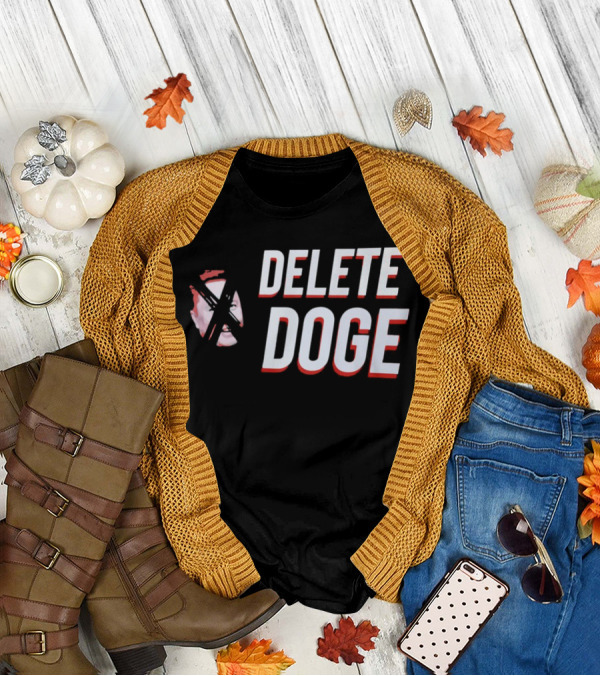 Delete Doge Anti Elon Musk Meme Crossover T-Shirt