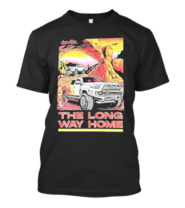 Deville The Long Way Home Truck Adventure Desert Journey T-Shirt