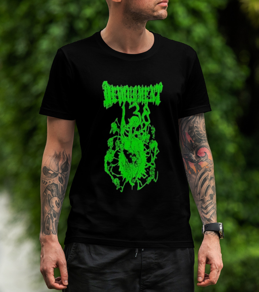 Devourment Butcher The Weak Green Splatter Graphic T-Shirt