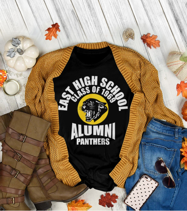 East High School Class Of 1958 Alumni Panthers T-Shirt
