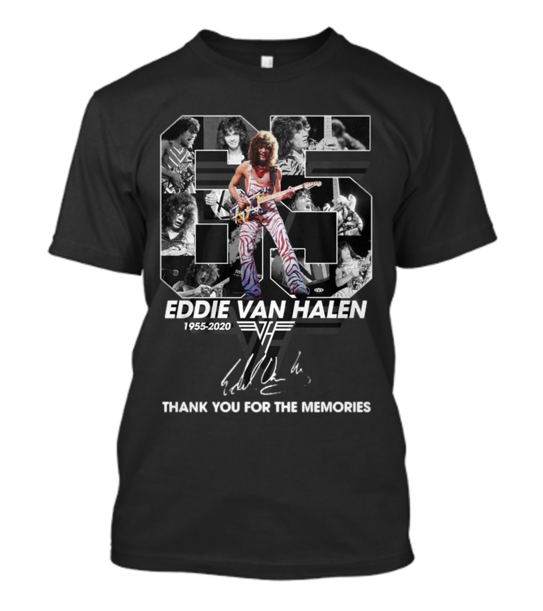 Eddie Van Halen 1955-2020 Thank You For The Memories 65 T-Shirt