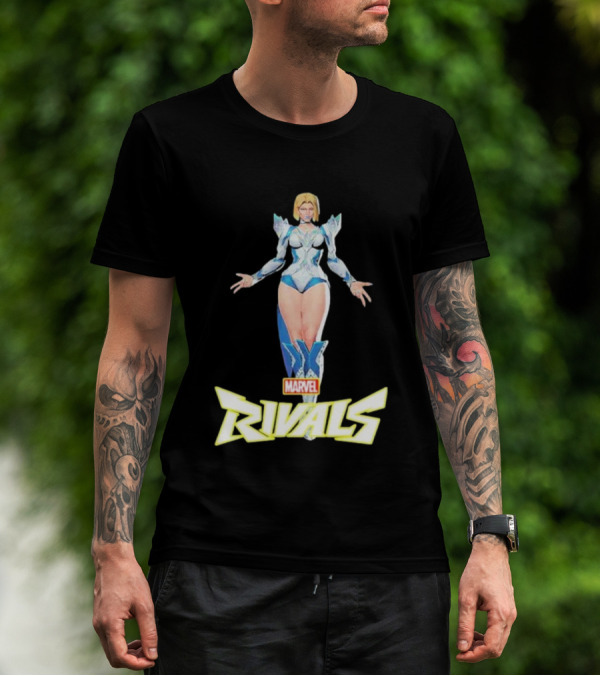 Emma Frost Marvel Rivals Season 2 Hellfire Gala Game Characters T-Shirt
