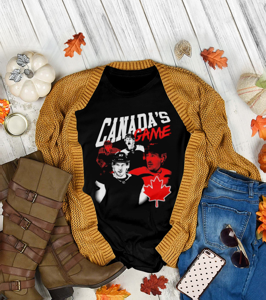 Canada's Game 4 Nations Team Maple Leaf T-Shirt