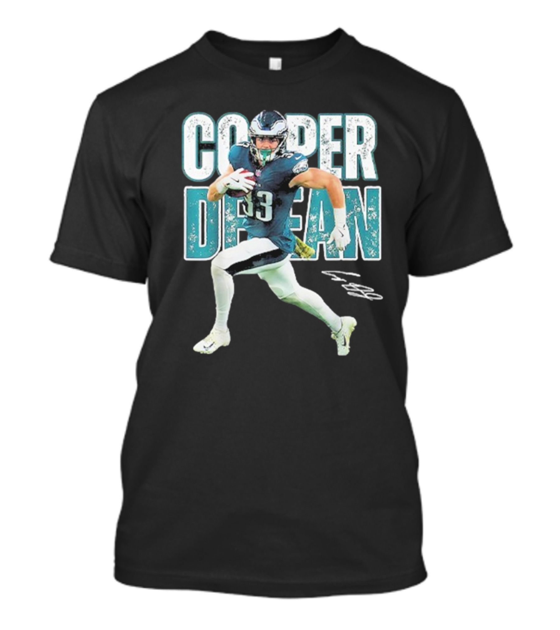 Cooper Dejean 33 Philadelphia Eagles Football Player T-Shirt