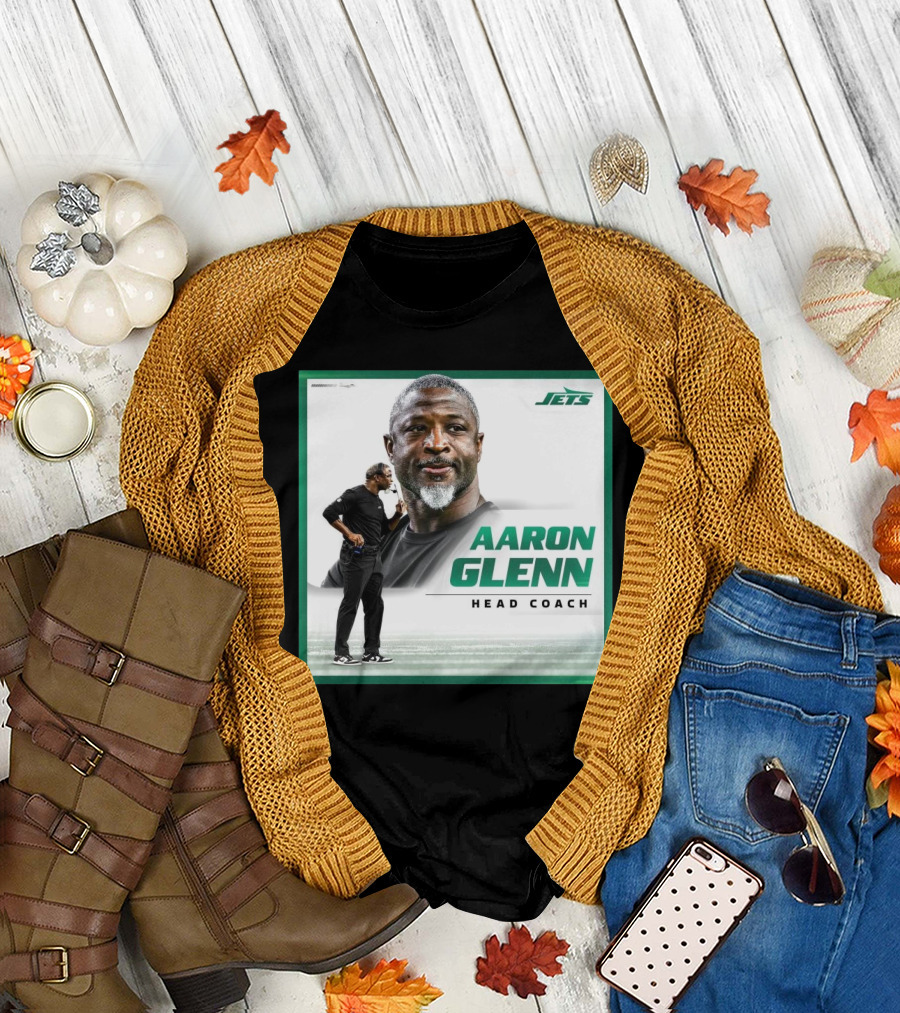 Aaron Glenn New York Jets Head Coach T-Shirt