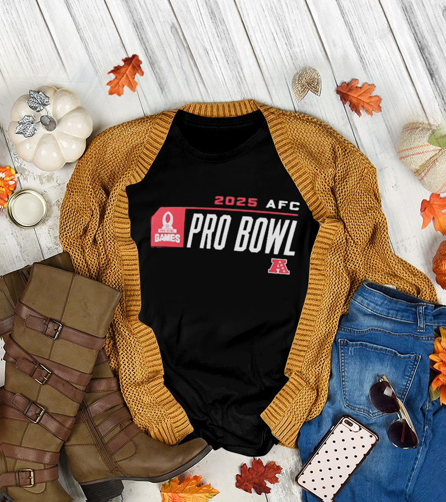 AFC 2025 Pro Bowl Games Pick-A-Player Event Logo T-Shirt