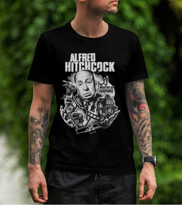 Alfred Hitchcock Master Of Suspense King Of The Silver Screen T-Shirt