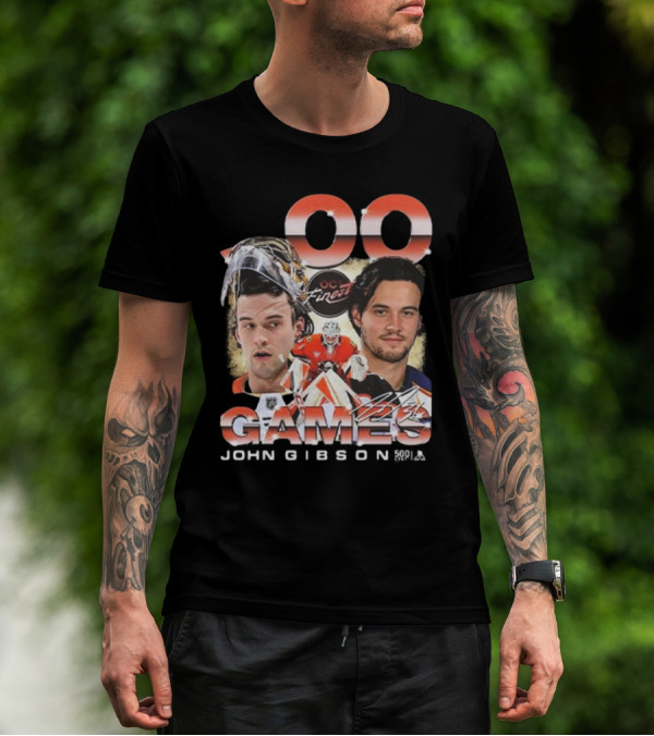 Anaheim Ducks John Gibson 500 Games Milestone Commemoration T-Shirt