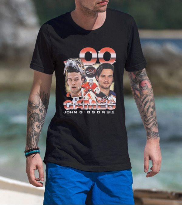 Anaheim Ducks John Gibson 500 Games Milestone Commemoration T-Shirt